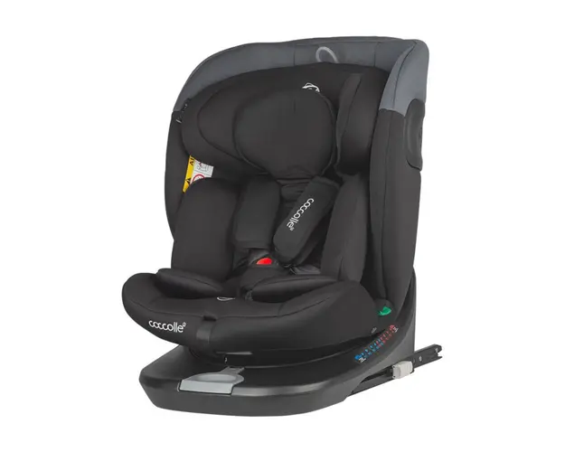 Scaun auto rotativ, Coccolle Atira, iSize 40-150 cm, Diamond Black