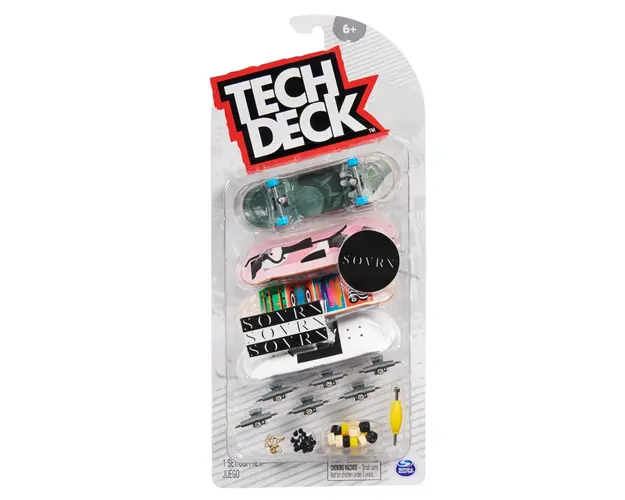 Set mini placa skateboard Tech Deck, 4 buc, Sovrn, 20140763