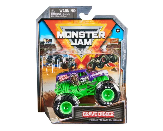 Masinuta Monster Jam, Grave Digger, 1:64, 20146075