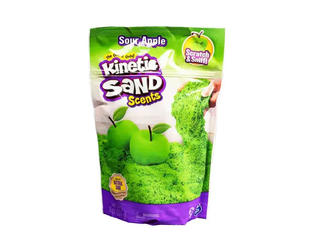Kinetic Sand, Sour Apple, nisip parfumat, 20136089, 227 g