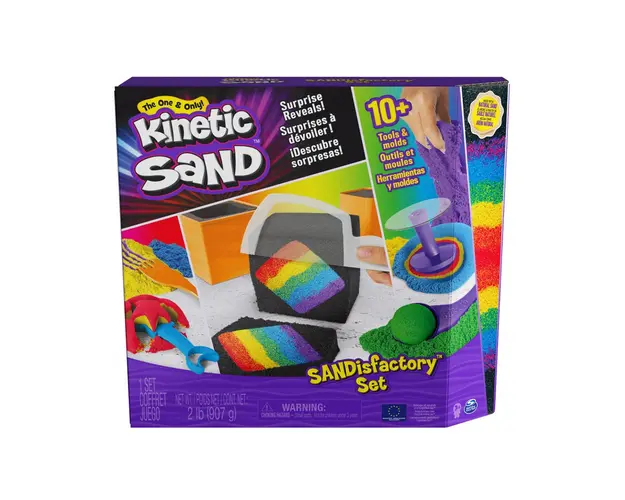 Set nisip, Kinetic Sand, Sandisfactory, 900g