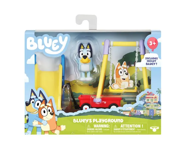 Set de joaca Bluey, cu figurine, Parcul
