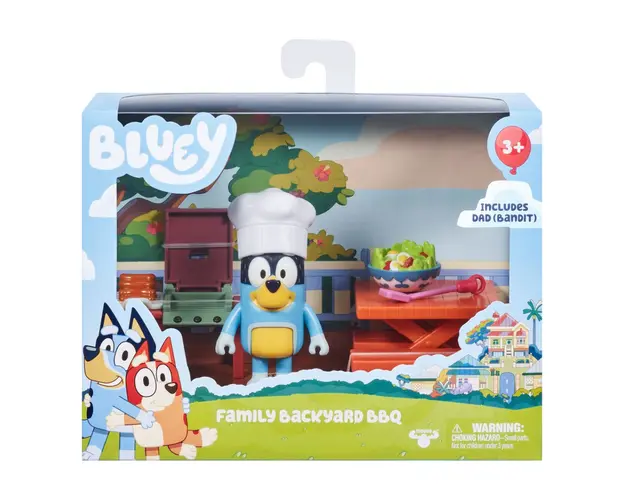 Set de joaca Bluey, cu figurine, Gradina