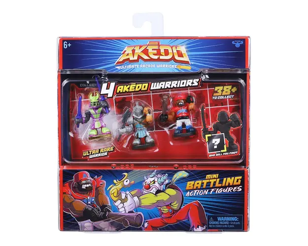 Set 4 figurine Akedo, Fght Pack, S1 W1, 14249