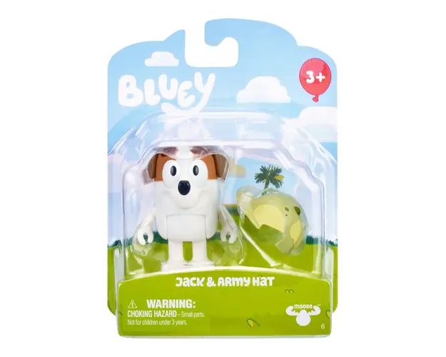 Set figurina, Bluey, Story Starter, Jack si Army Hat