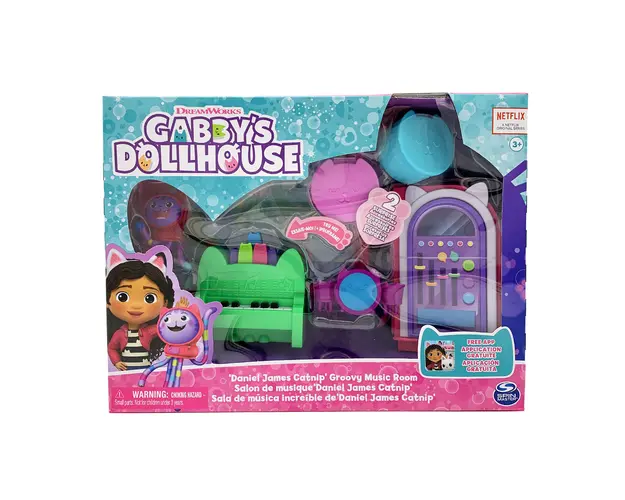 Set de joaca, Camera de muzica a lui Daniel James Catnip, Gabby's Dollhouse, 20133094