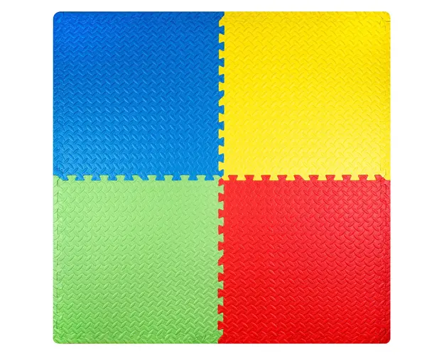 Covoras tip puzzle, Action One, 4 piese, 120 x 120 cm