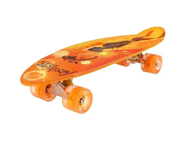 Penny board portabil Action One, ABEC-7 PU, Aluminiu, Eggboard fashion