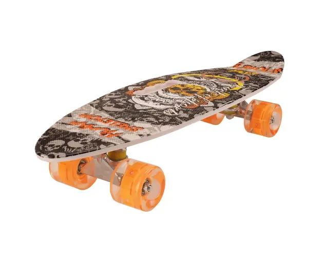 Penny board portabil Action One, ABEC-7 PU, Aluminiu, Eggboard furious