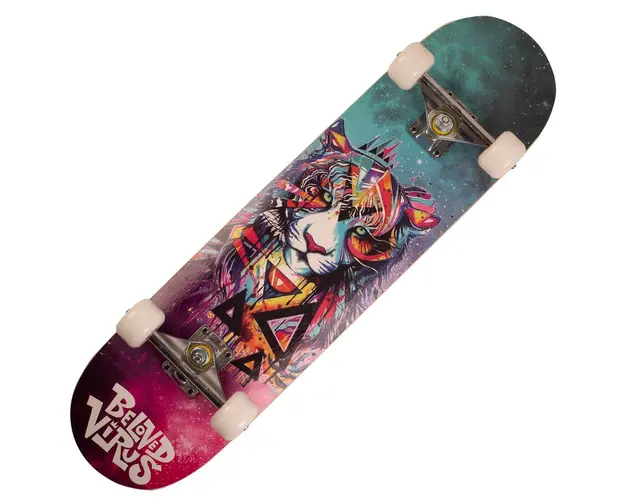 Skateboard Action One, ABEC-7 Aluminiu, 79 X 20 cm, Multicolor Be Loved