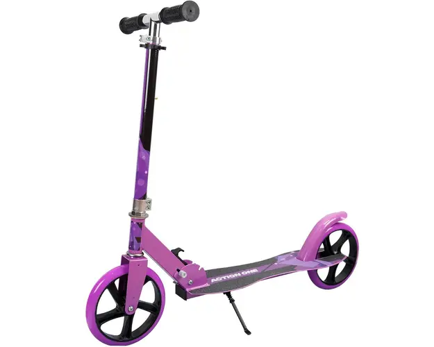 Trotineta pliabila Nitro Purple, cu cric si roti de 200 mm, Action One, Mov