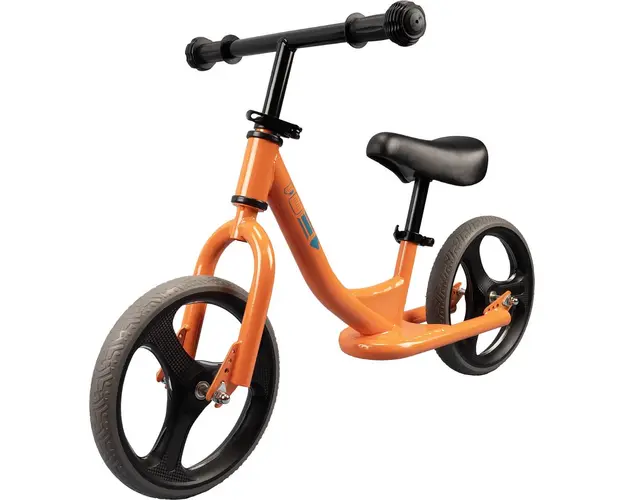 Bicicleta fara pedale, Action One Strike, cu roti luminoase, 12 inch, Portocaliu