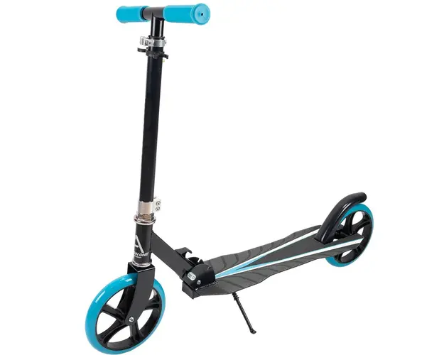 Trotineta pliabila, Action One, Rave, cu cric, roti 200 mm, Albastru