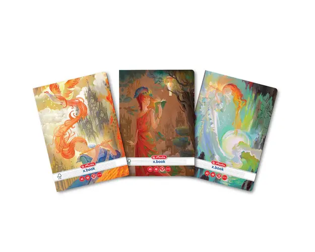 Caiet dictando, A5, Herlitz, Motiv Fairy Tale, 48 file