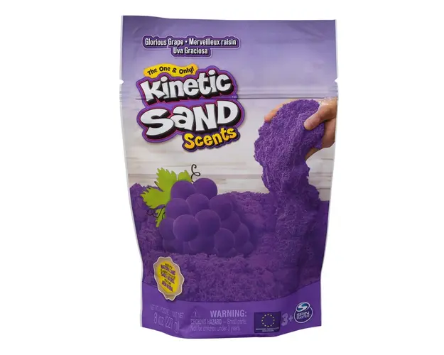 Kinetic Sand, Glorious Grape, nisip parfumat, 227g
