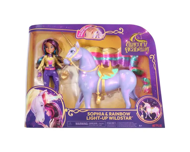 Set unicorn Rainbow si papusa Sophia, Unicorn Academy, 6071553