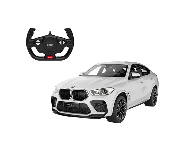 Masinuta cu telecomanda, Rastar BMW X6 M, Alb 1:14 
