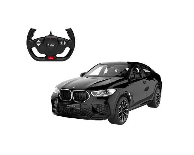 Masinuta cu telecomanda, Rastar BMW X6 M, Negru 1:14 