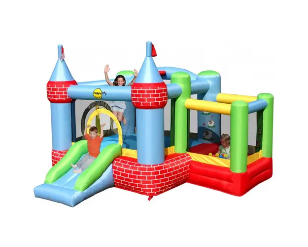 Saltea gonflabila Happy Hop, Castel cu loc de joaca