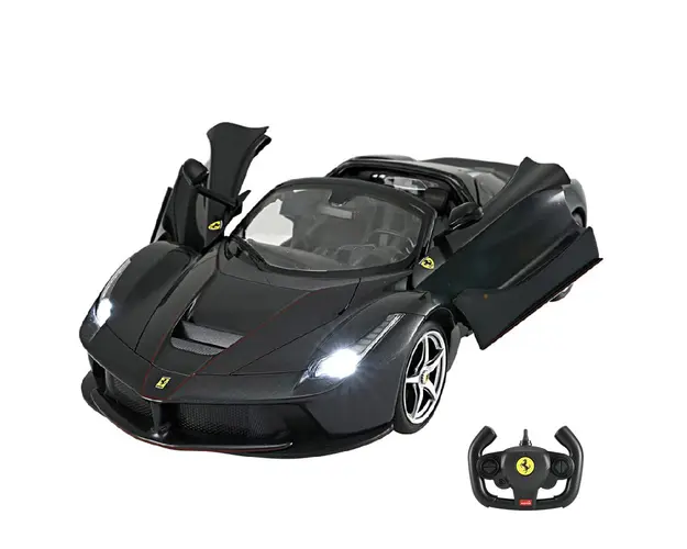 Masinuta cu telecomanda Rastar Ferrari LaFerrari Aperta, 1:14, Negru