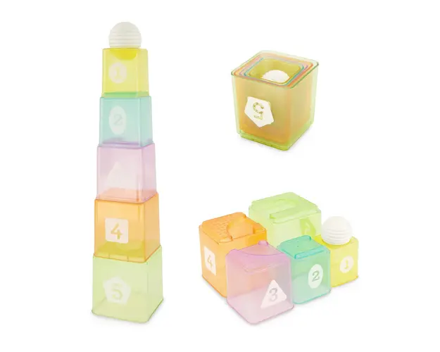 Jucarie cu minge si cupe de sortat, Infantino