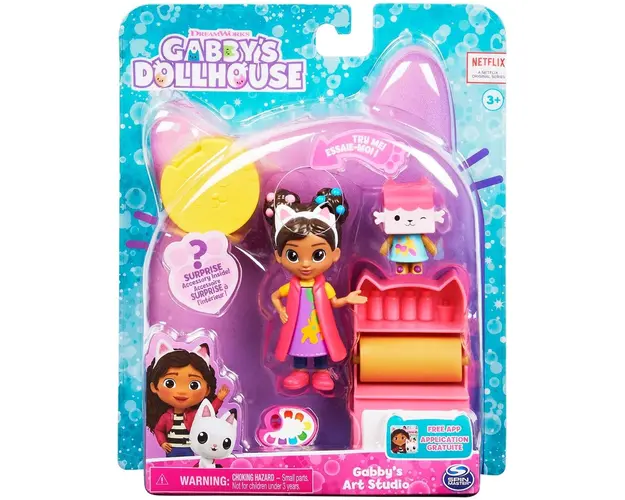 Set de joaca cu papusa, Gabbys Dollhouse, Art Studio, 20130494
