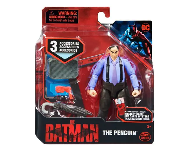 Set Figurina cu accesorii din film, Batman, The Penguin, 10 cm, 20130926