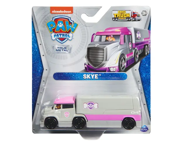 Masinuta Paw Patrol, Camion metalic, Skye, 20139895