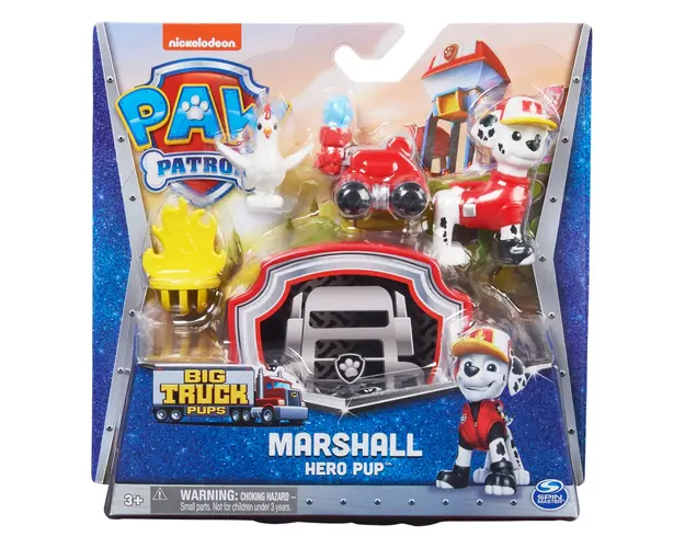 Set figurine Paw Patrol, Marshall Hero Pup, 20137391