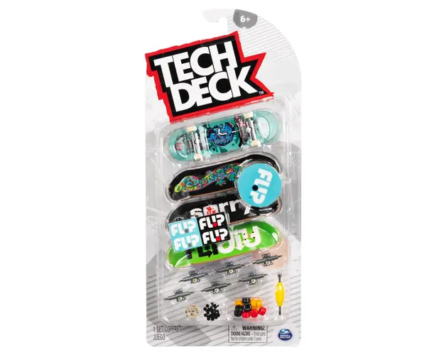 Set mini placa skateboard Tech Deck, 4 buc, Flip, 20136718