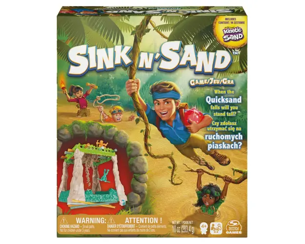 Set de joaca si aventura Sink n'Sand Kinetic Sand