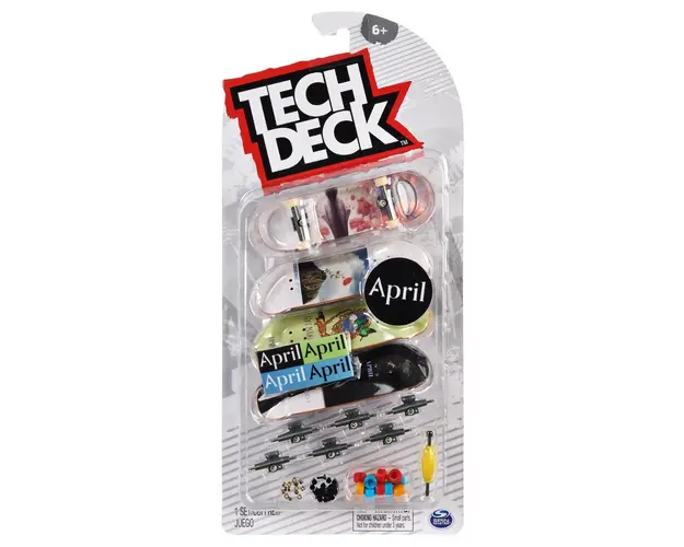 Set mini placa skateboard Tech Deck, 4 buc, April, 20140752