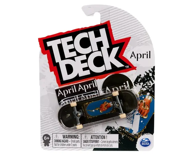 Mini placa skateboard Tech Deck, April Guy Mariano, 20142050