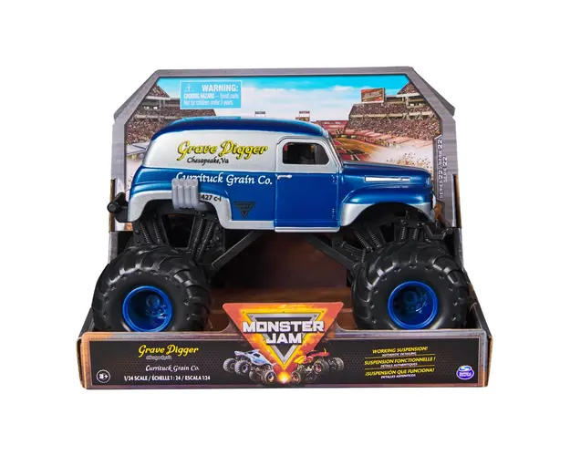 Masina metalica, Monster Jam, Grave Digger Currituck Grain, 20144302