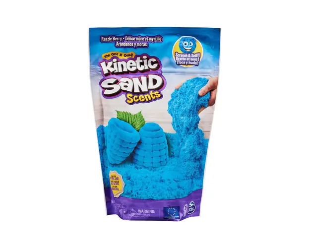 Kinetic Sand, Blue Rasperry, nisip parfumat, 227g