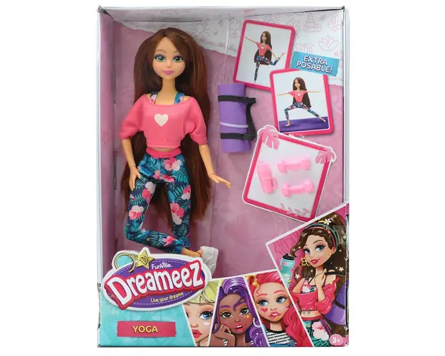 Set de joaca papusa cu accesorii, Dreameez, Yoga
