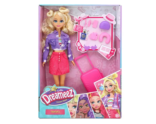 Papusa cu set de calatorie, Dreameez