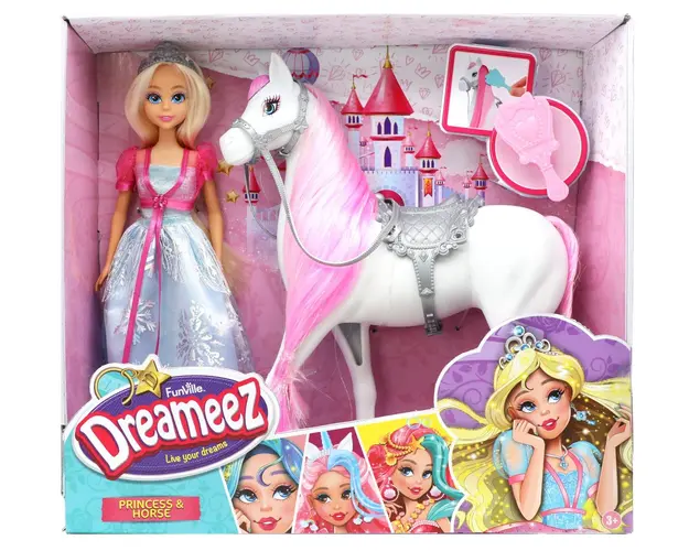 Set de joaca papusa si cal, Dreameez