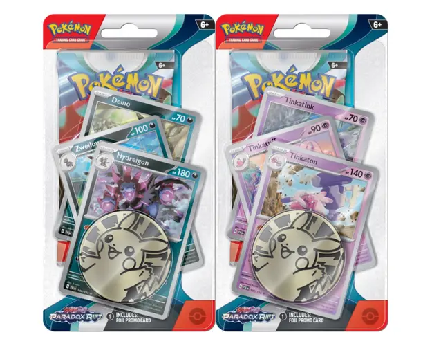 Set carti de joc, Pokemon TCG, Premium Checklane, Paradox Rift, SV04