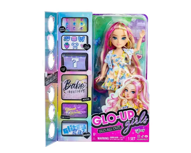 Papusa Glo-Up Girls, Glo All Out, Tiffany