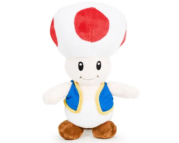 Jucarie de plus Toad Super Mario, Play By Play, 30 cm