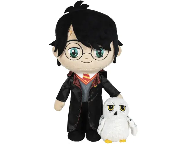 Jucarie de plus, Play by Play, Harry Potter cu Hedwig, 30 cm
