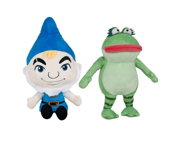 Set 2 jucarii de plus, Whitehouse Leisure, Gnomeo 32 cm si Nanette 29 cm
