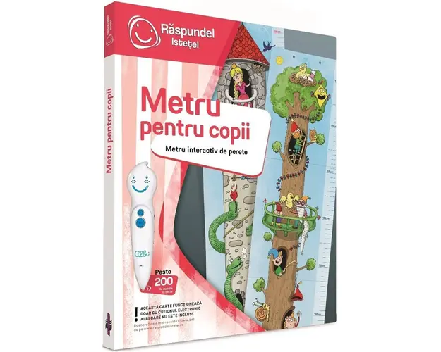 Carte interactiva, Raspundel Istetel, Metru pentru copii
