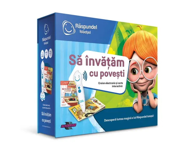 Carte interactiva si creion, Raspundel Istetel, Sa invatam cu povesti