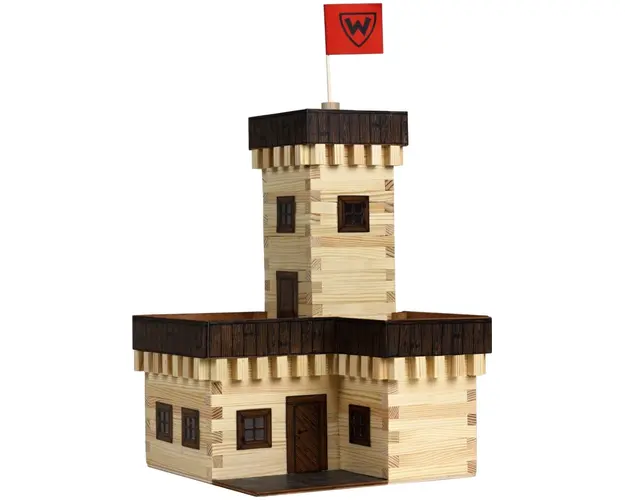 Set de constructie arhitectura, Walachia, Castel de vara, 296 piese din lemn