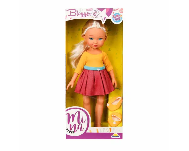 Papusa Mina Bloggerita, Dollz And More, 35cm