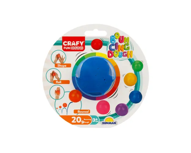 Plastilina colorata, Crafy, Albastru, 20 g