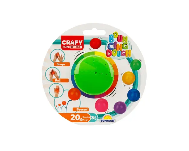 Plastilina colorata, Crafy, Verde, 20 g
