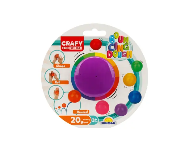 Plastilina colorata, Crafy, Violet, 20 g